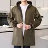Ropa de Trabajo Impermeable con Capucha y Forro Polar Tallas Grandes para Hombre, Resistente al Aceite y a la Suciedad, Comercio Exterior Transfronterizo con Logo Personalizado