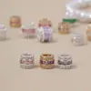 Cuentas de Barril de Circonita Chapadas en Oro de 18 Quilates Cuentas de la Fortuna Cuentas Espaciadoras de Hamburguesa Collar Pulsera Colgante DIY Joyería Pequeña Venta al por Mayor