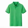 Camisa Polo de Manga Curta para Homem, Casual de Verão para Negócios, Tecido Escovado, Fina, Elástica, Corte Justo, Comprimento Estendido, Manga Meia-Manga, Camiseta com Gola Polo