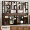 Novo estilo chinês antigo rack sala de chá decorações high-end armário de exibição de chá rack de armazenamento de escritório ornamentos de partição da sala de estar