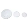 Tapa Desechable para Vaso Tapa Universal para Té de Leche Cola Tapa Plana de Papel Tapa Redonda de Plástico Espesado
