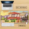 Mouse Pad de Anime Crayon Shin-chan Número Meninos Meninas Fofo para Laptop Escritório Teclado de Computador Pad de Mesa Couro