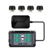 AT105 Navegación Android transfronteriza para coche USB Sistema monitor de presión de neumáticos TPMS Detección de temperatura en ruedas internas y externas