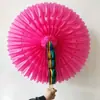 Abanico de Mano con Forma de Flor que Cambia de Color, Accesorio de Baile para Grupos Grandes de Animación, Gimnasia y Ceremonias de Apertura de Reuniones Deportivas