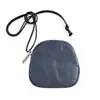 Bolso para Lipstick Estilo Coreano de Piel de Vaca de Primera Capa con Cuelga Cuello para Guardar Monedas y Llaves Bolso Pequeño de Cuero Genuino para Mujer Venta al por Mayor