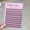 Estilo Igual ao da Yu Shuxin~ Cílios Postiços Cauda de Peixe Sem Base, Sem Cola, Naturais e Realistas, Clusters Individuais Segmentados
