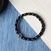 Ébano contas antigas dispostas pulseira de madeira masculina e feminina anel único contas barril contas de Buda pulseira cabo Wenwan estilo étnico vintage