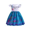 Ropa infantil transfronteriza vestido de princesa para niños casa mágica Encanto con Isabella vestido de manga corta para niñas