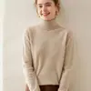 Suéter Baicai de Terciopelo y Cachemira de Cuello Alto 2026 Otoño/Invierno Nuevo Versátil Suave Pegajoso Tejido Perezoso Top para Viajes Capa Interior