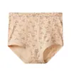 Calzones de Algodón para Mamá, Delgados, Talla Grande, Shorts de Cintura Alta, Calzones 100% Algodón de Abuela, Entrepierna de Algodón Puro Antibacteriano