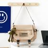 Nova Bolsa Transversal Casual Versátil Retrô 2026 para Homens, Bolsa Mensageiro Tendência Estilo Japonês Workwear, Bolsa de Aula para Estudantes de Grande Capacidade