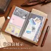 Caderno A6 Vintage Personalizado com Capa de Couro PU Macio, Elástico, Bolso de Viagem, Diário de Folhas Soltas, Logotipo Impressível