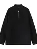 Sudadera blanca versátil de corte holgado con estampado floral moderno para hombre, chaqueta gris de peso pesado estilo americano con cremallera para medio otoño para adolescentes