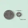Prata Esterlina S925 Retro Antiga Moeda dos Cinco Imperadores Espaçador DIY Corda Feita à Mão Pulseira com Contas Acessórios Espaçadores para Colar