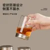 Pote Hermético de Vidro Borossilicato Estilo Europeu com Tampa de Aço Inoxidável, Pote de Fermentação Grau Alimentício, Pote de Vidro de Alta Temperatura Resistente para Cozinha