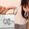 Pendientes elegantes de metal con forma de trigo, estilo europeo y americano, de estilo frío, exquisitos, sencillos, estilo retro de Hong Kong.