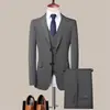 Traje para Hombre 2026 Nuevo Modelo Juvenil de un Solo Botón Lujo Ligero Negocios Boda Traje de Alta Gama Ropa de Oficina para Hombre