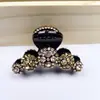 Presilha de Cabelo para Volume Médio, Nova 2025 Coreana com Strass Elegante, Moda Presilha para Prender Metade do Cabelo na Parte de Trás da Cabeça