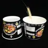 Cubo Desechable de Doble Capa para Fideos Instantáneos de 998 ml Personalizado de Fábrica con Patrón Imprimible Cubo de Papel para Fideos Picantes y Ácidos con Película Selladora
