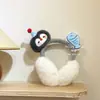 Orejeras de Peluche Lindas de Kt Cat para Invierno para Mujer Bolsas de Oreja Calientes de Peluche Orejeras Plegables a Prueba de Frío Calentadores de Oreja para Estudiantes