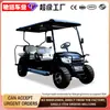 Carrito de Golf, de 6 Plazas, para B&Bs, Hoteles, Atracciones Turísticas, Servicio de Transporte, Resorts, Campos de Golf, Vehículo Eléctrico Turístico