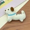 En Stock Nuevo Lindo Perro Salchicha de Peluche Accesorios para el Cabello DIY Ropa Zapatos Calcetines Accesorios de Decoración Broche de Peluche