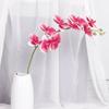 Atacado de fábrica PU9 cabeça simulação Phalaenopsis ramo único flor artificial Decoração de mesa nórdica arranjo floral suave flor de casamento