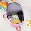 Mochila Rosa para Niña Linda Estilo Extranjero Princesa Dibujos Animados Anime Estudiante de Primaria Mochila Ligera Infantil Moderna Bolsa Escolar