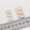 Ganchos de Orelha e Brincos de Ouro 14K com Padrão de Preservação de Cor, Brincos DIY Feitos à Mão, Porta-Contas, Pinos de Orelha, Materiais e Acessórios para Joias de Orelha