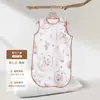 Saco de Dormir para Bebê Mais Vendido Internacionalmente Algodão Bambu Gaze Estilo Colete Sem Mangas Quarto com Ar Condicionado Bebê Recém-nascido Anti-chute Colcha Certificado CPC
