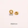 Accesorios de Oro Arena de Fuerte Conservación del Color Joyería DIY Anillo de Nube Auspiciosa Corriendo Oro Antiguo Pulsera Círculo del Universo Cuerda de Mano Trenzada con Cuentas