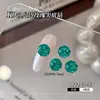 Rhinestones Octagonales K9 Premium para Uñas con Diseño de Rosa del Milenio, Populares Lujosos Brillantes Multifacéticos de Cristal con Base Puntiaguda para Uñas