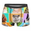 Calzoncillos Bóxer Transfronterizos Europeos y Americanos para Hombre, Transpirables, Elásticos y Cómodos Calzoncillos Bóxer Estampados en 3D, Estilo Avatar para Hombre, Imágenes