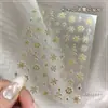 Adesivos Tomoni Cristal Diamante Floco de Neve Branco para Unhas de Natal 3D Em relevo 2026 Novas Decorações Populares para Unhas