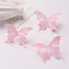Borboleta Simulada 3D DIY Grampo de Cabelo Feito à Mão Acessórios de Flor para Adorno Acessório de Cabelo Hanfu com Borboleta