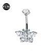 F136 Aleación de Titanio Piercing Ombligo Anillo para Ombligo Mariposa Corazón Diablo Flash Piercing Joyería para Ombligo 14g