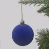 Bolas de Natal flocadas transfronteiriças, enfeites de Natal vermelhos para pendurar, decorações de árvore de Natal em formato de abóbora de plástico atacado