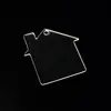 Disco Guka Acrílico DIY Transfronteiriço Espessado Pó Solto Disco Transparente Chaveiro Acrílico Mochila Pingente Pequeno