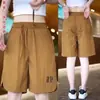 Pantalones Cortos para Mujer, Verano Delgados de Seda de Hielo Casuales Holgados de Cinco Puntos, Nuevos Pantalones Cortos Deportivos de Playa para Hombre, Pantalones Cortos de Verano para Hombre