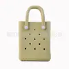 Bolsa de Playa Eva, Bolsa de Gelatina Colorida, Diseño Ligero, Minibolso DIY, Versátil y de Moda para Compras y Viajes Diarios