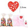 En stock al por mayor amor Pegatinas de San Valentín 1.5 pulgadas pegatinas para sellar regalos decoración de embalaje etiqueta adhesiva