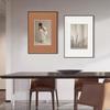 Pintura decorativa tripla estilo tronco de árvore para sala de estar, estilo nórdico ins, mural para parede de fundo de sofá, decoração suave para casa, pintura para pendurar