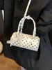 2025 Nova Moda Popular Bolsa de Mão de Bolinhas Casual Bolsa Boston Bolsa de Ombro Transversal Feminina Bolsa Feminina