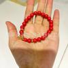 Pulsera de Arena Roja Natural de Alto Contenido Nuevo Año del Dragón 2025 Pulsera Original de Arena Roja Soporta Reinspección