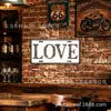 Decoración de pared europea y americana transfronteriza, citas motivacionales de bienvenida en inglés, tableros decorativos de pintura de hierro, adornos para interiores y exteriores, regalos