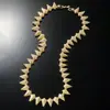 Colar de corrente Cubana com pingente de gota de água totalmente cravejado de diamantes, hip hop europeu e americano, estilo hipster, dominante, para rap, homens, acessórios de joias para clavícula, disco, dança