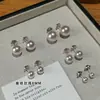 Pendientes de Plata de Ley 999 Familia S Manta Suave Perla Rosa Pendientes de Lujo Accesible Estilo Nuevo para Mujer 2025