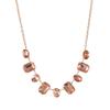 Colar Curto Simples de Diamante Quadrado, Disponível em Duas Cores, Versátil e Estiloso, Joia com Design de Nicho, Pingente Quadrilátero