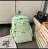Mochila de Montanhismo Esportiva Leve Estilo Ins para Exterior, Mochila Leve Casual da Moda com Cor Contrastante para Viagem e Trajeto
