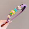 Faixa de Cabelo Dentada Desenho Animado Infantil Artefato para Finalizar o Cabelo de Meninas Grampo de Cabelo Fofo Sem Danos Acessório de Cabeça Faixa de Cabelo Antiderrapante com Pressão